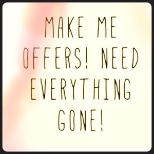 ALL OFFERS CONSIDERED. Entire closet-